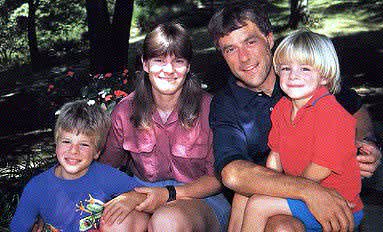 The Birdsong family- Mark, Townsend, Hank, and Benjamin